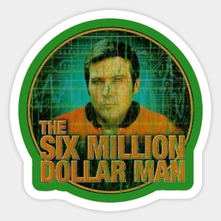 Vintage Six Million Dollar Man Sticker